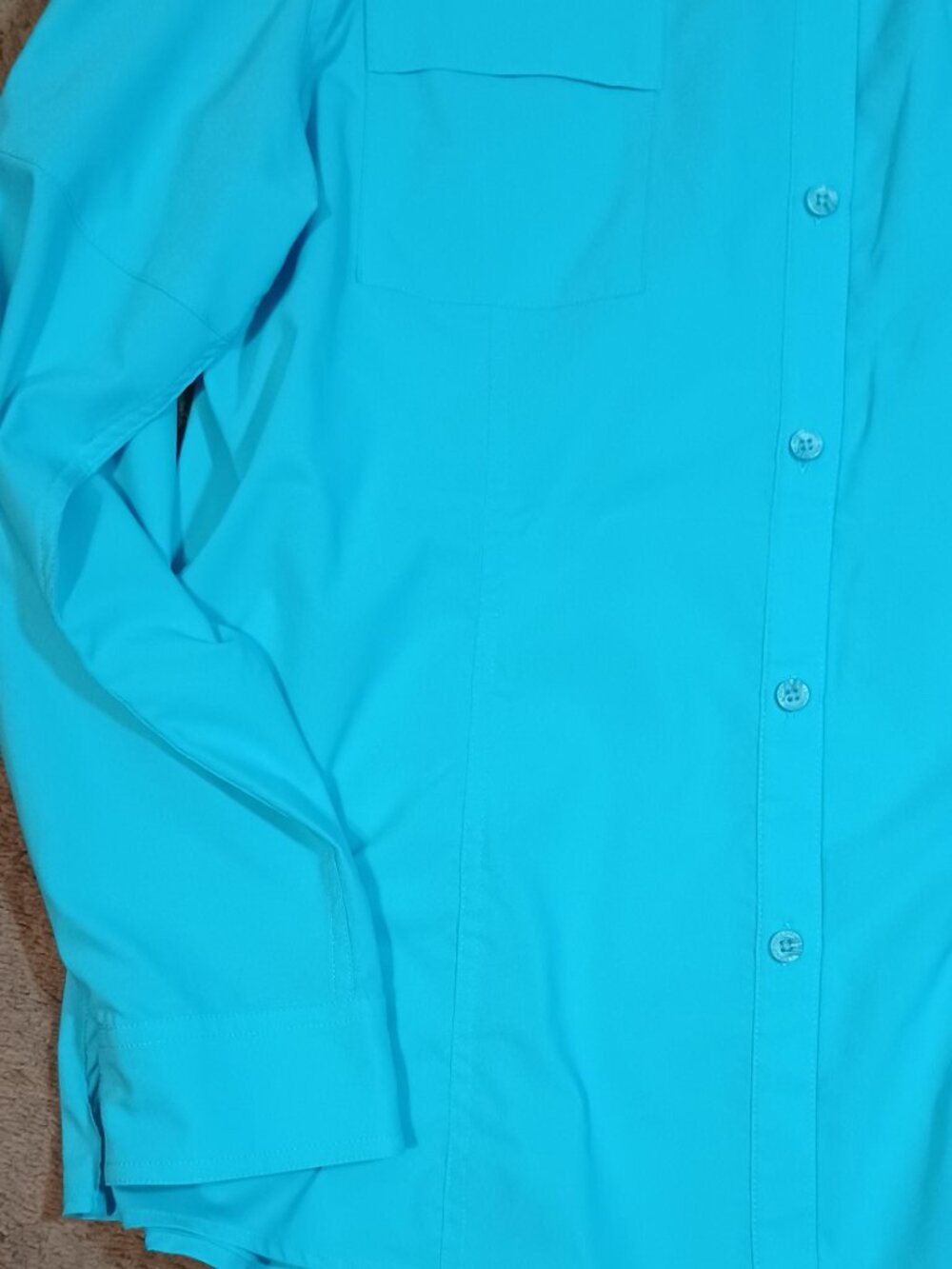 Reel Legends/Fishing Shirt/Womens XL Blue Coastal Gorpcore Vented Performance To - Picture 4 of 8